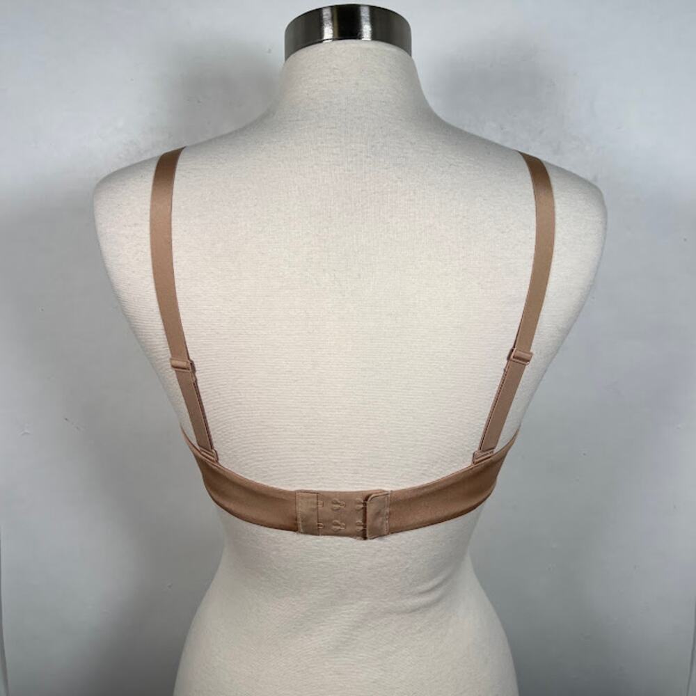 Skims Sheer Unlined Demi Bra 34dd Ochre Underwire… - image 5